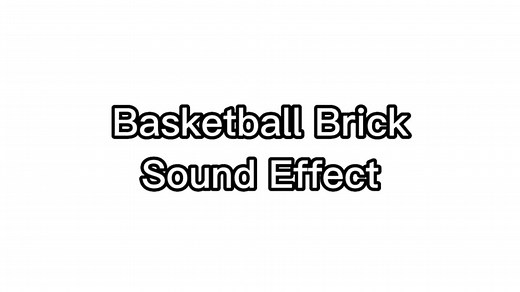 Basketball Brick Sound Effect: Enhance Your Videos