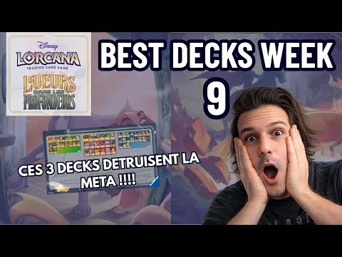 🔥 META LORCANA WEEK 9: The BEST Decks for SET CHAMPIONSHIP!