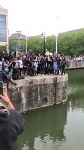 The statue of slave-trading Tory MP Edward Colston has been thrown in Bristol harbour. Lots of Tories are very upset about this vandalism, but don't seem to care a jot that when slaves got sick on Colston's slave ships, they just threw those living people into the Atlantic Ocean to drown, and then claimed their "loss" on insurance. Imagine being more upset about a statue being thrown into water, than scores of living people. | Another Angry Voice