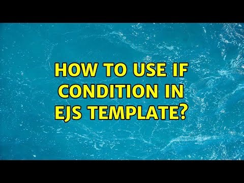 How to use if condition in ejs template?