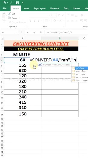 5-Second Time Conversion Trick in Excel #excel #shorts #hacks #exceltips #exceltutorial #tutorial
