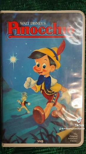 Walt Disney Pinocchio VHS #vhscollection #disney #animation #movie #film #Pinocchio #4k #reel #short