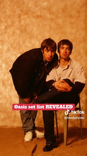 Oasis Reunion Tour Set List Unveiled