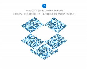 Dropbox permite vincular el móvil a un ordenador a través de la cámara
