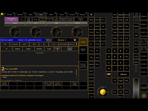 How to unlock parameter grandMA2 onPC Versi 3.9.60.74