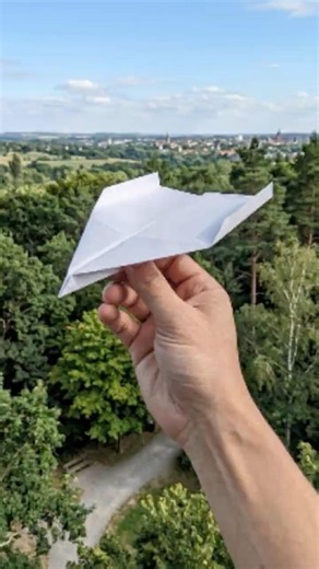 This Paper Airplane Spins & Glides Like Magic #paperairplane #origami #paperplane #origamitutorial