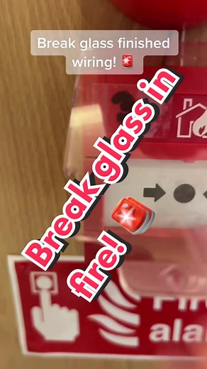 Smashing the glass! 🚨 #firealarm #fyp #viral #sounder #cool #system #test #_firealarmboy_ #ollysfirealarms #school #breakglass #FlexEveryAngle