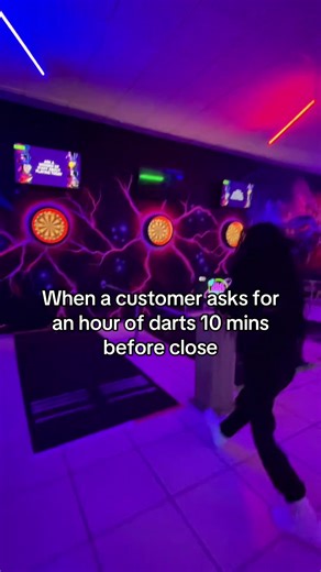 Don’t worry boss, no equipment was harmed in the making of this video. BRING EVERYONE YOU KNOW TO📍GloGolf Boston, Pescod Square PE21 6QX #bartender #gamesbar #fyp #darts Boston Lincolnshire