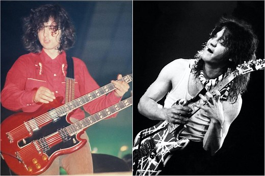 1 Jimmy Page Solo Inspired Eddie Van Halen’s Guitar Tapping, but Page Said He Wasn’t Worthy of EVH’s Skill