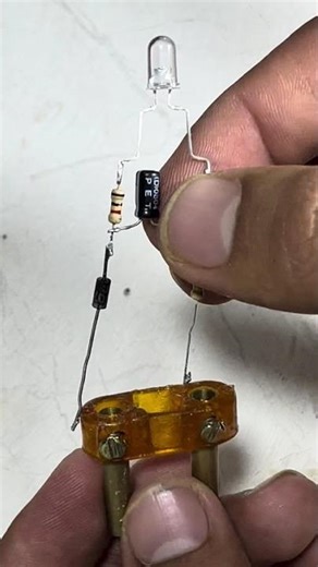 220V LED Flasher #circuit #scienceexperiment #diyelectronics #diy