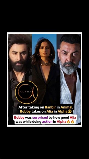 Bobby Deol Takes on Alia Bhatt in YRF’s Alpha After Epic Ranbir Kapoor Clash in Animal #trendingnow