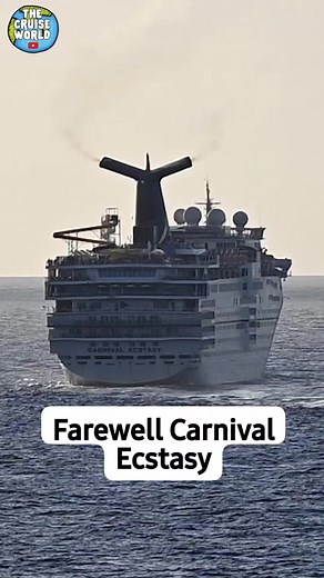 After sailing for 31 years and carrying millions of cruisers, today we say farewell to the FUN ship Carnival Ecstasy. #carnivalecstasy #carnivalcruise #cruise Carnival Cruise Line John Heald | The Cruise World