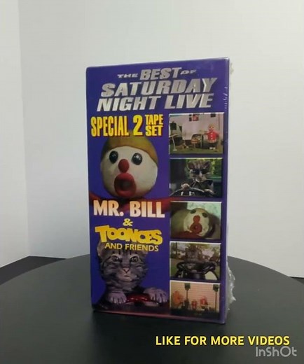 SEALED VHS The Best of Saturday Night Live Mr Bill & Toonces and Friends VHS