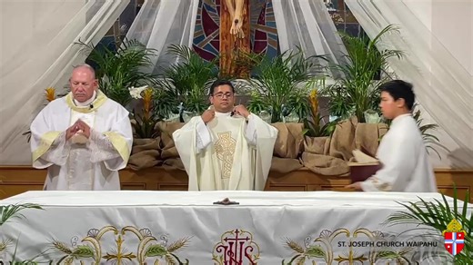 SATURDAY OF THE SECOND WEEK OF EASTER April 18, 2026 - 7:00am HST - Holy Mass Fr. Jiju Abraham, M.S. | St. Joseph Church Waipahu