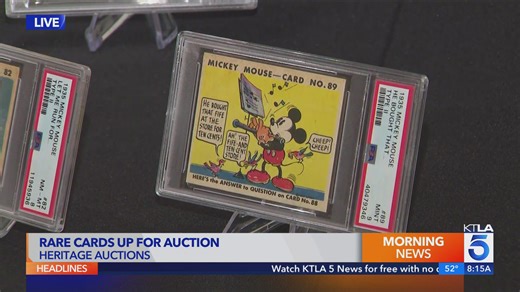 Heritage Auctions: Mickey Mouse cards