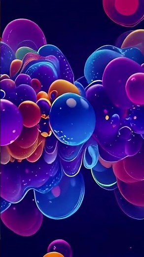 4K COLORFUL BUBBLES, Amazing Relaxing Screensavers