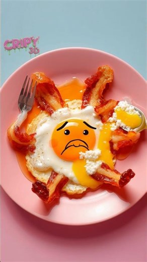 When the Egg Realizes It’s Breakfast 🥚😢 | Cripy3D Funny Horror