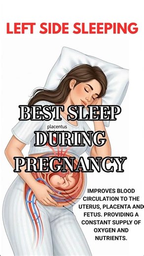 Best Sleeping Position During Pregnancy | Left Side Sleep Benefits