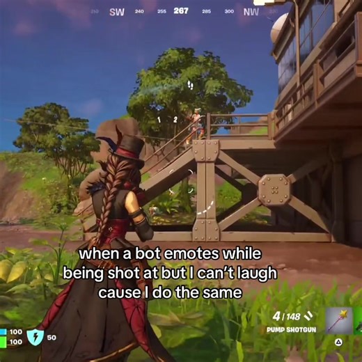 Bot Emotes in Fortnite During Combat