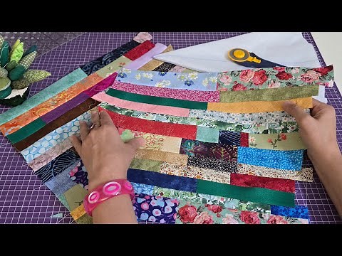 Honestly You’ll Never Find any Better Way Ever to Turn scrap Fabric into stunning quilt idea