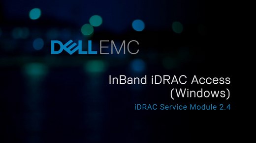 How to enable the iDRAC access via Host OS feature on Microsoft Windows in iDRAC Service Module 2.4