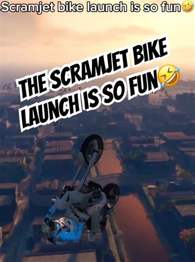 “Scramjet Bike Launch Is Insane”🤣#gta #gta5 #gtaonline #scramjet #launch