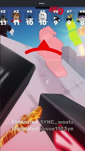 Insane Knife Clips! #roblox #rivals #shorts
