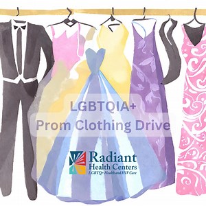 🌟 Join the Radiant Health Centers' Prom Clothing Drive and make a difference in a young person's life! 🌈 We're seeking donations of gently-used or new prom clothing to help create magical moments for LGBTQ youth. Your contribution can make prom dreams come true! 👗 Clean out your closets and donate your fabulous dresses, suits, and accessories! Every piece counts and brings joy to someone's special night. Let's spread love and inclusivity together. 💖 📞 Contact Toni Collard at (949) 809-5788 