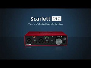 Focusrite Scarlett 2i2 (3rd Gen) USB Audio Interface with Pro Tools.