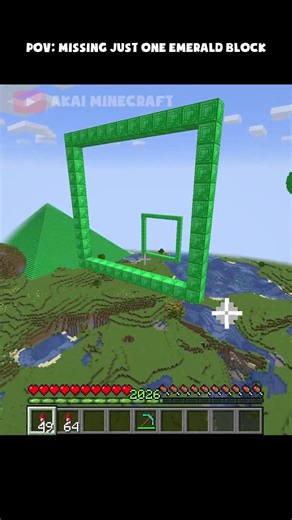 POV: When I Need One Emeral Block #minecraft #dream #gaming