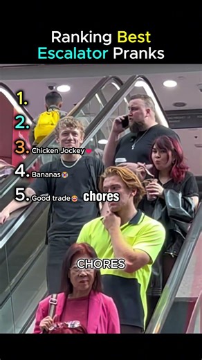 Ranking Best Escalator Pranks
