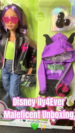 Disney ily4Ever Maleficent Doll Unboxing!💚✨#doll #disneyily4ever #unboxing #dolls #dollunboxing