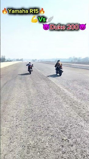 Duke 200 Vs Yamaha R15 Which Bike WINS😈🔥🪽 #YamahaR15V4 #R15M #Duke200 #KTMduke200 #R15vsDuke200