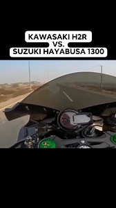 140K views · 4K reactions | KAWASAKI H2R Vs. Suzuki Hayabusa Gen3  #suzuki #kawasaki | MotoVenz | Facebook