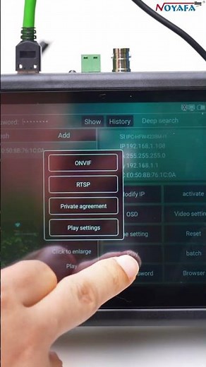 One-Click IP Camera Setup! 🚀 Noyafa NF-IPC722 IPC Tester Review (4K/H.265/PoE)