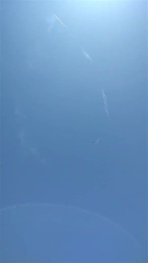 F-35A Lightning Performs Loop ➰ With Flares