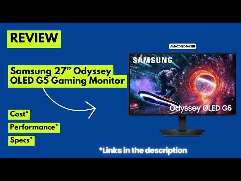 Samsung Odyssey OLED G5 Review - The Best 27" 1440p QD-OLED Gaming Monitor? (0.03ms & 180Hz)