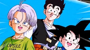【ドッカンバトル7周年】夢いっぱいの未来　孫悟飯（青年期）&孫悟天（幼年期）&トランクス（幼年期）【LR】バトルモーション