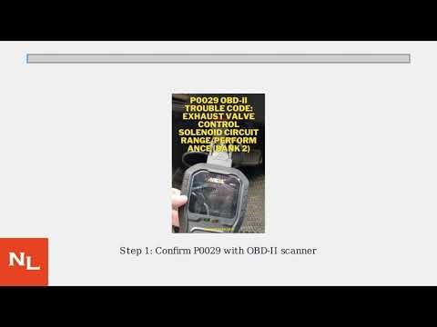 How To Fix P0029 Code – Exhaust Valve Control Solenoid Circuit Range/Performance (Bank 2)
