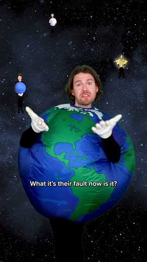 Earth Overheats 🌎 @airup #comedy #planets #solarsystem