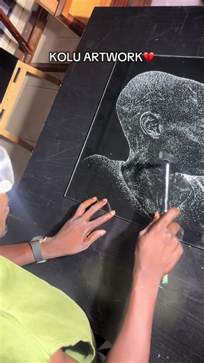 I can’t believe this masterpiece shattered 💔 @Kolu wahala 😡🥶🪐✨ @MACHALA #GlassArt #koluwahala #caterefemachalla
