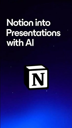 How to turn Notion into slides in seconds #tutorial #ai #productivity