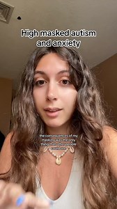 HIGH MASKED AUTISM AND ANXIETY ( Morgan Foley )#anxiety #autism #MentalHealth #actuallyautistic #neurodivergent #autisticmasking #masking | Morefor Neurodivergent