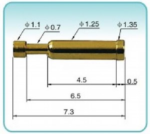 [Hot Item] Brass Material Magnetic Pogo Pin Connector