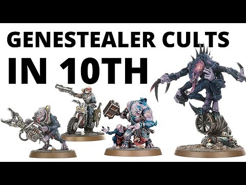 Genestealer Cults in Warhammer 40K 10th Edition - Full Index Rules and Genestealer Cult Datasheets