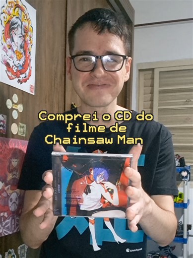 Unboxing do CD do filme Chainsaw Man com Kenshi Yonezu