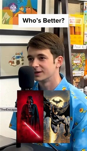 Who’s The Better Character Batman or Darth Vader? #escapepod #pickone #batman #darthvader