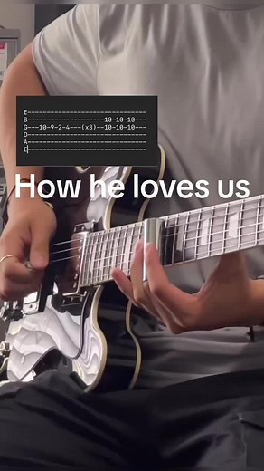 How he loves us by Bethel Music | Guitar Tabs Cover #guitar #howhelovesus #bethelmusic #fypシ #fypシ゚viral #worship #worshipguitar