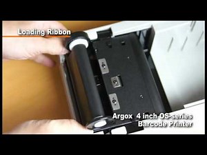 Argox 4 inch OS-series printer - media & ribbon installation