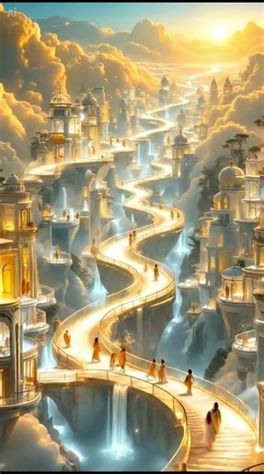 Golden Serenity | A Vision of Heaven’s Light in 8K ✨